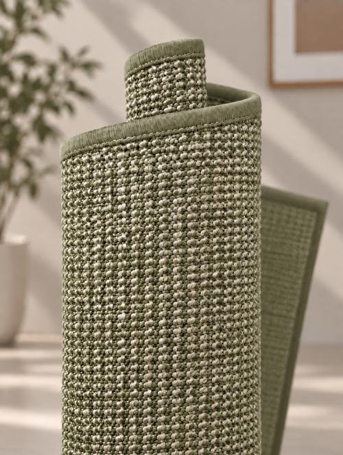 Moss green woven replacement mat